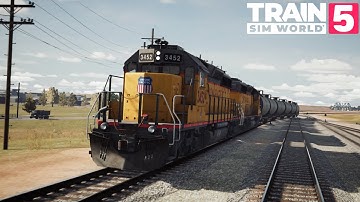 Chemical Switching [Sherman Hill Timetable] | UP SD40-2 | Train Sim World 5 | Gameplay