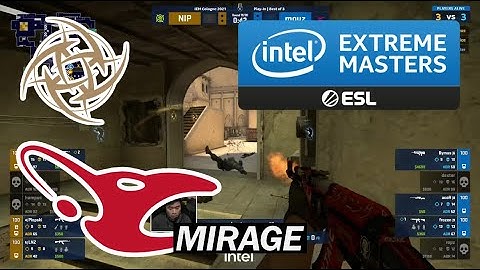 NiP vs mousesports | Map 1 Mirage | IEM Cologne 2021 Play-In
