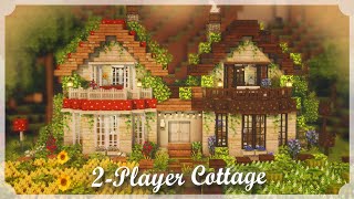 Minecraft | How to Build a Two Player Mushroom Cottage  With Mizuno's 16 Craft