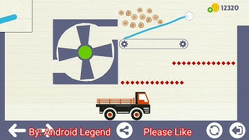 Brain physics map 3 level 115, 3 stars Android solution