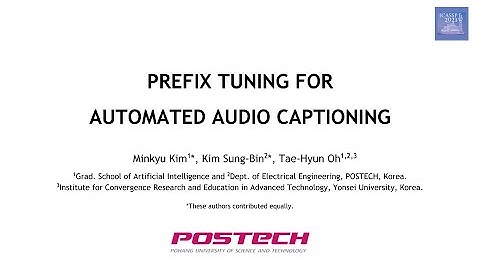 [ICASSP 2023] PREFIX TUNING FOR AUTOMATED AUDIO CAPTIONING