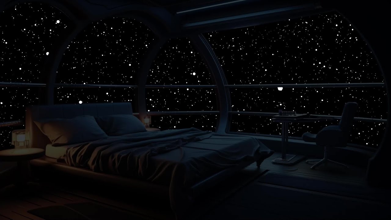 Sleep Soundly in a Bedroom Spaceship with Space White Noise Universe ...