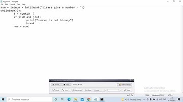 check number represent is in binary or not || python represent number is binary or not day-07