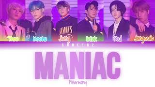P1Harmony - 'Maniac' (Original song by Conan Gray) Color Coded Lyrics (Han/Rom/Eng)