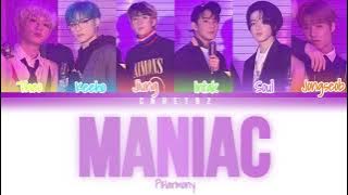 P1Harmony - 'Maniac' (Original song by Conan Gray) Color Coded Lyrics (Han/Rom/Eng)