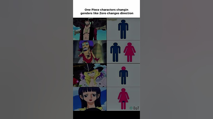 One Piece gender reveal chart but it gets worse every row 💀