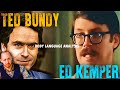 Ted Bundy &amp; Ed Kemper vs Zac Efron &amp; Cameron Britton Body Language Comparison