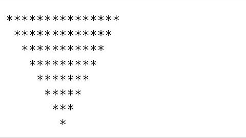 Matlab programming : star pattern inverted cone