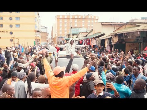 Mbosso Arrives In Eldoret Kenya Welcomed By A Huge Crowd