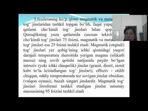 Video: Tog' jinslarining aylanishi qanday jarayonlardan iborat?