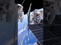NASA Astronaut Saves Spinning Solar Panel in Space  #spacesuccess #space #spaceexploration #nasa