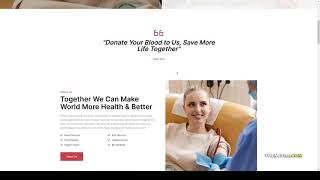 Redirect  Blood Donation Campaign and Activism Elementor Template Kit campaign modern