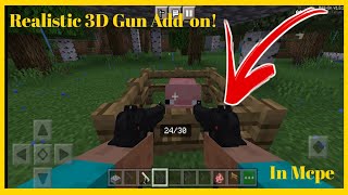 HOW TO DOWNLOAD 3D GUNS ADDON IN MINECRAFT PE screenshot 5