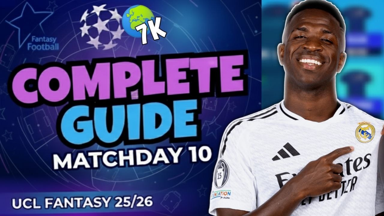 UCL Fantasy MATCHDAY 10 COMPLETE GUIDE! PLAYOFF 2nd LEG! Champions League Fantasy 25/26