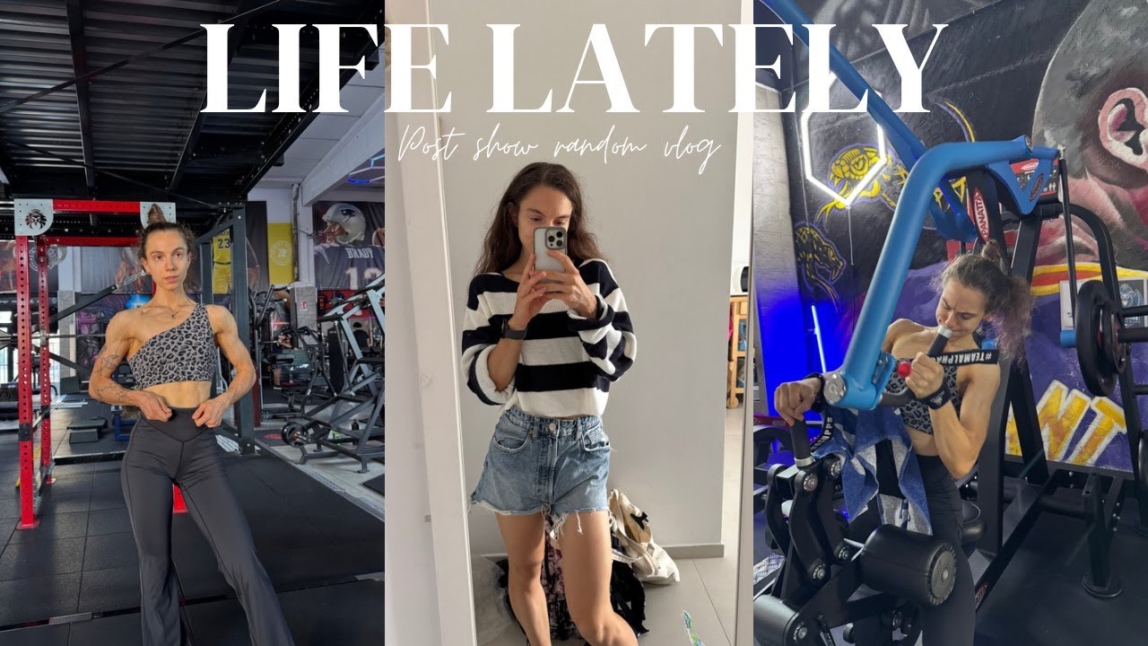 Post show | good food | upper workout