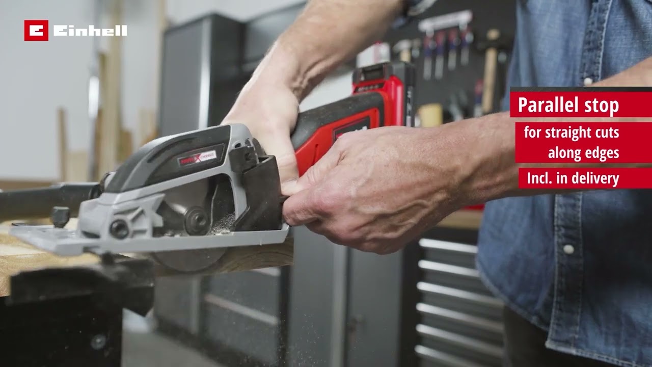Einhell Accu Mini Handcirkelzaag TE-CS 18/89 Li Solo Power X-Change - Zonder Accu En Lader
