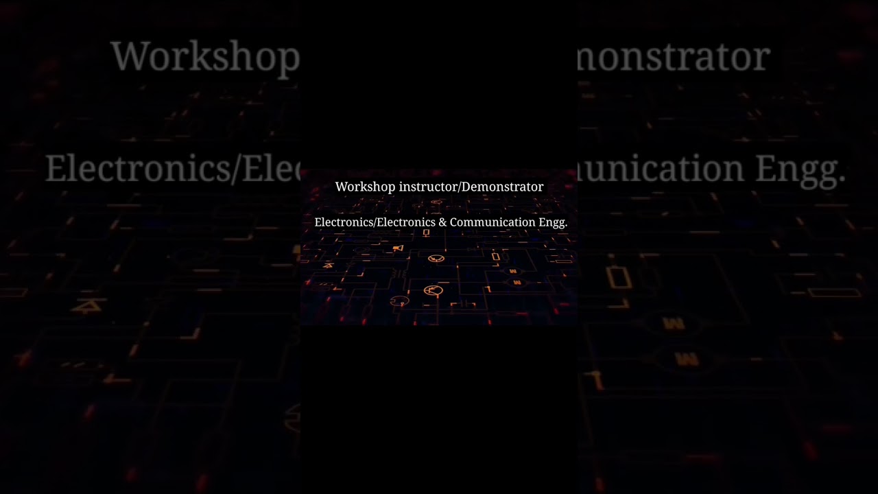 syllabus|Demonstrator/workshop instructor|electronics 
