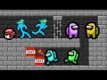 Stickman VS Minecraft: Among Us Prison Room Escape - AVM Shorts Animation