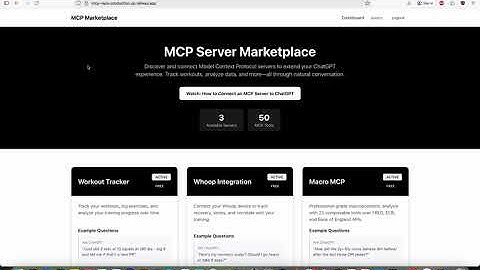 Connect ChatGPT to MCP Server