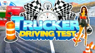 3D Trucker Parking Simulator Game / Trucker Driving Test / Truck License Gameplay screenshot 2