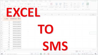 EXCEL TO SMS SERVICE IN MICROSOFT EXCEL screenshot 5