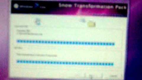 Snow transformation pack install part 1