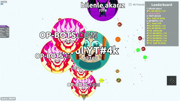 AGAR.IO SERVER TAKEOVER WITH BOTS #286 || OP-BOTS.COM