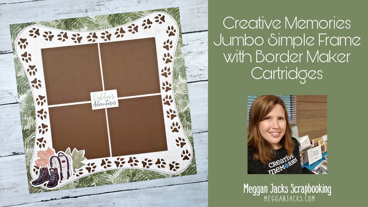 Creative Memories Jumbo Simple Frame with Border Maker Cartridges