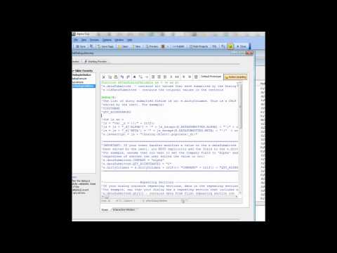 V11 Understanding the e.dataSubmitted and e.oldDataSubmitted Objects When the Dialog is Submitted.