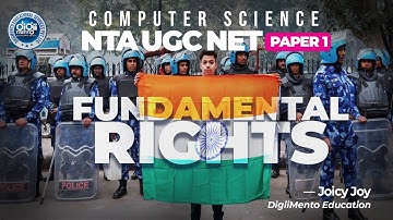 NTA UGC NET Paper 1 | Fundamental rights | Computer Science