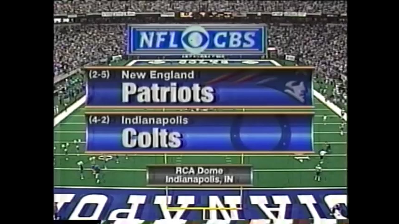 2000-10-22 New England Patriots vs Indianapolis Colts