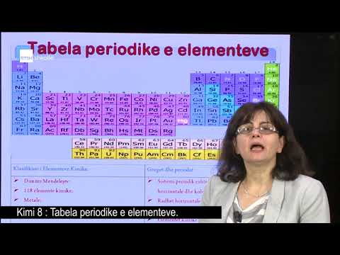 Video: Çfarë përfaqësojnë kolonat vertikale në tabelën periodike?