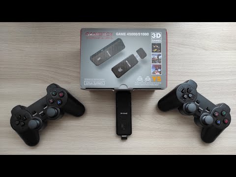 Видео: Game Stick Y5 Linux обзор