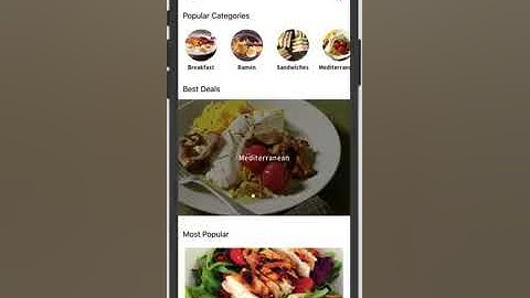 Stunning Restaurant App Template for iOS