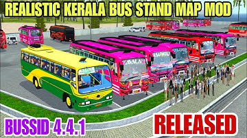 REALISTC KERALA BUS STAND MOD RELEASED|BUS SIMULATOR INDONESIA 4.4.1