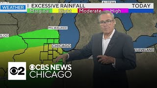 Rainy start to the week in Chicago