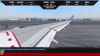 {X PLANE 11) TOLISS A21-253NX NEO !! Full FLIGHT from KDFW - PANC ||