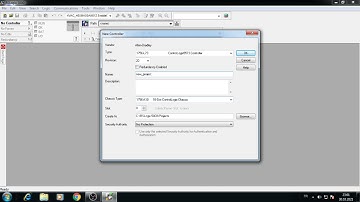 RSLogix 5000: Creating a new project