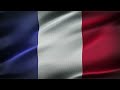 France Flag Waving GREEN SCREEN CHROMA MATTE 