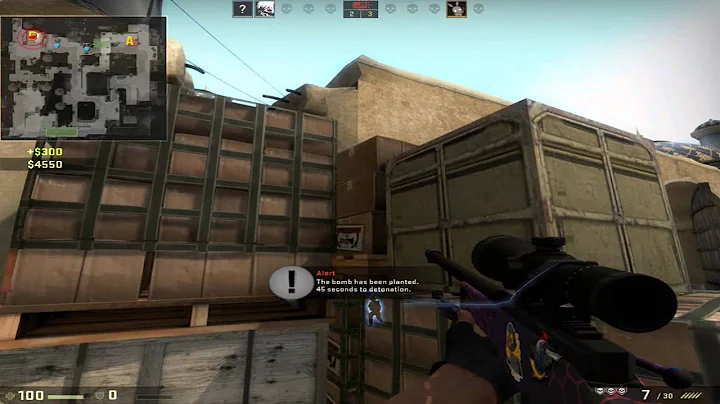 [CS:GO] eco vs full buy. 1V5 ACE!