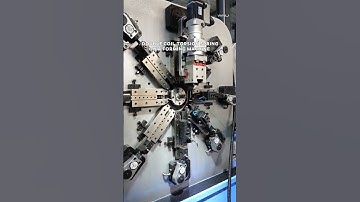 WNJ / CNC1225 Spring Forming Machine  0.3-2.5mm #springmachine #WNJ #SpringFormingMachine