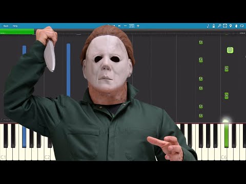 how to play the halloween theme easy slow piano tutorial