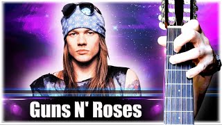 картинка: Guns N' Roses - Don't Cry на Гитаре + РАЗБОР