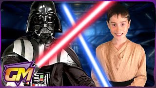 STAR WARS - Darth Vader Vs Luke Skywalker Fun Kids Parody - Santander Competition