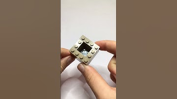 How to make a LEGO button Pusher in less than ONE MINUTE!! #lego #bricks #button #viral #bricklion