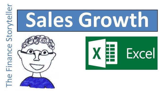 Excel Sales Growth Calculation Two-step 2024