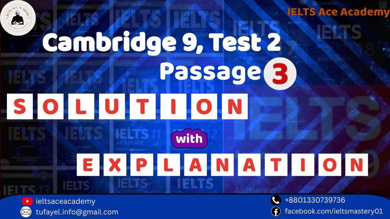 Cambridge 9 Test 2 Passage 3 | Step-by-Step IELTS Reading Explanation ...