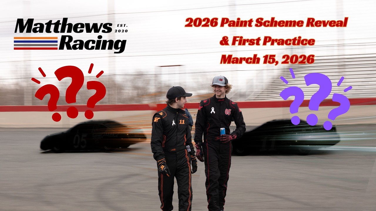 2026 Paint Scheme Reveal and First Practice - Matthews Racing - YouTube