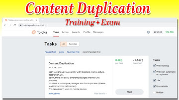 Content Duplication | Toloka | Content Duplication v2
