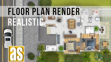 Floor Plan Rendering in Photoshop| Photoshop Tutorial | Part 1